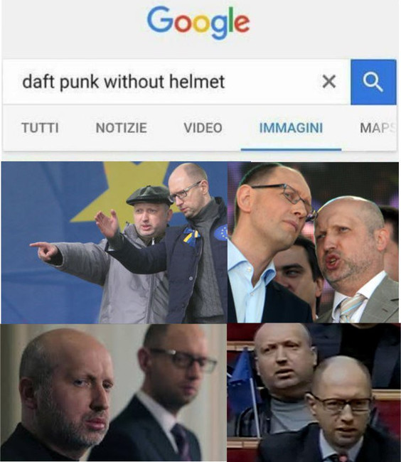 Daft Punk без шлемов