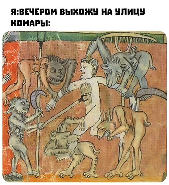 Я вечером выхожу на улицу - Комары