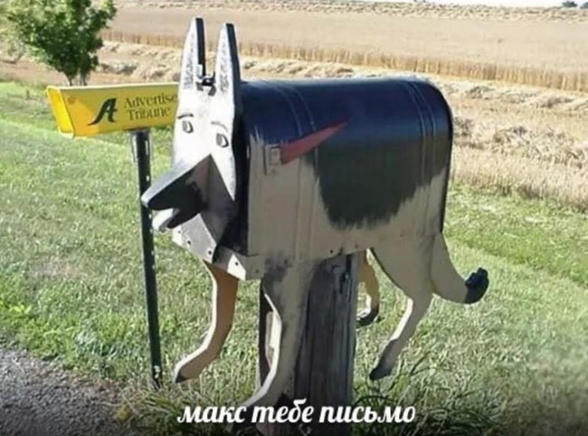 Макс тебе письмо