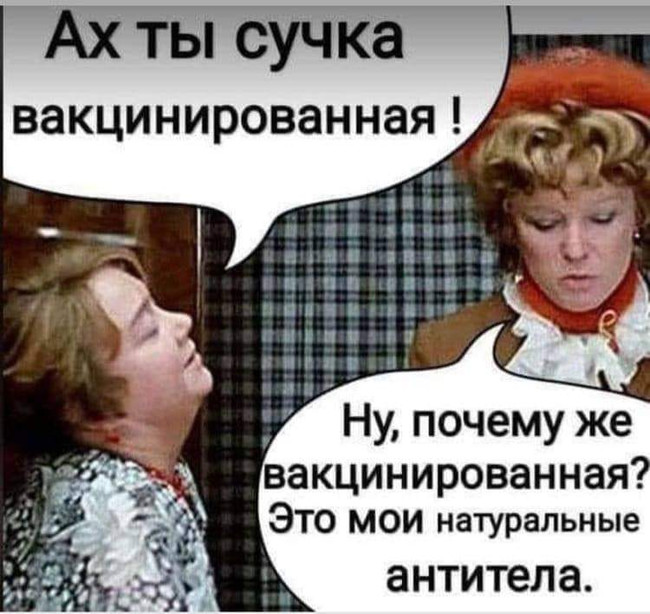 Ах ты сучка вакцинированная