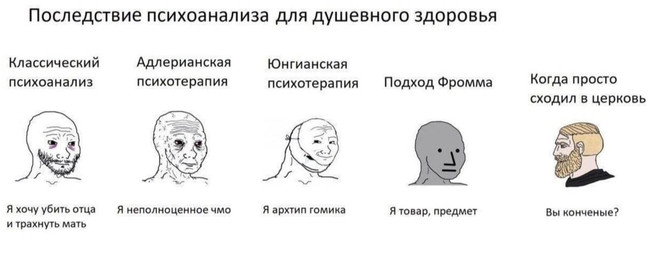 Последствия психоанализа для душевного здоровья